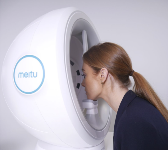 intake + huidanalyse met de Meitu