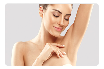 laser ontharen vrouw oksel