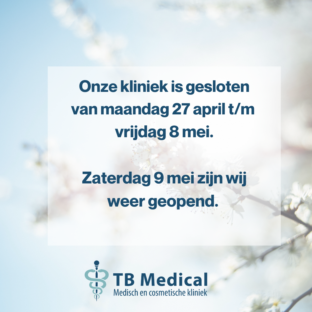 Vakantiesluiting april/ mei 2026